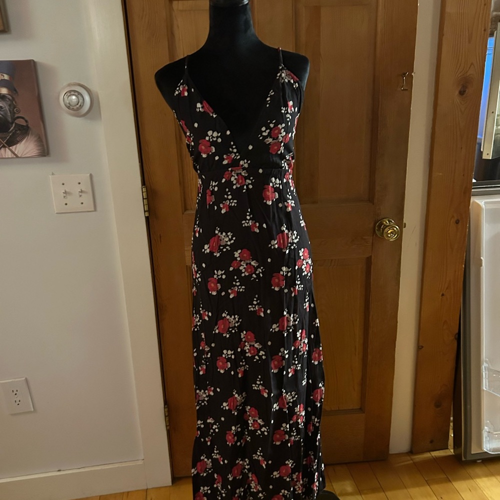 Flynn Skye Floral Black Maxi Dress